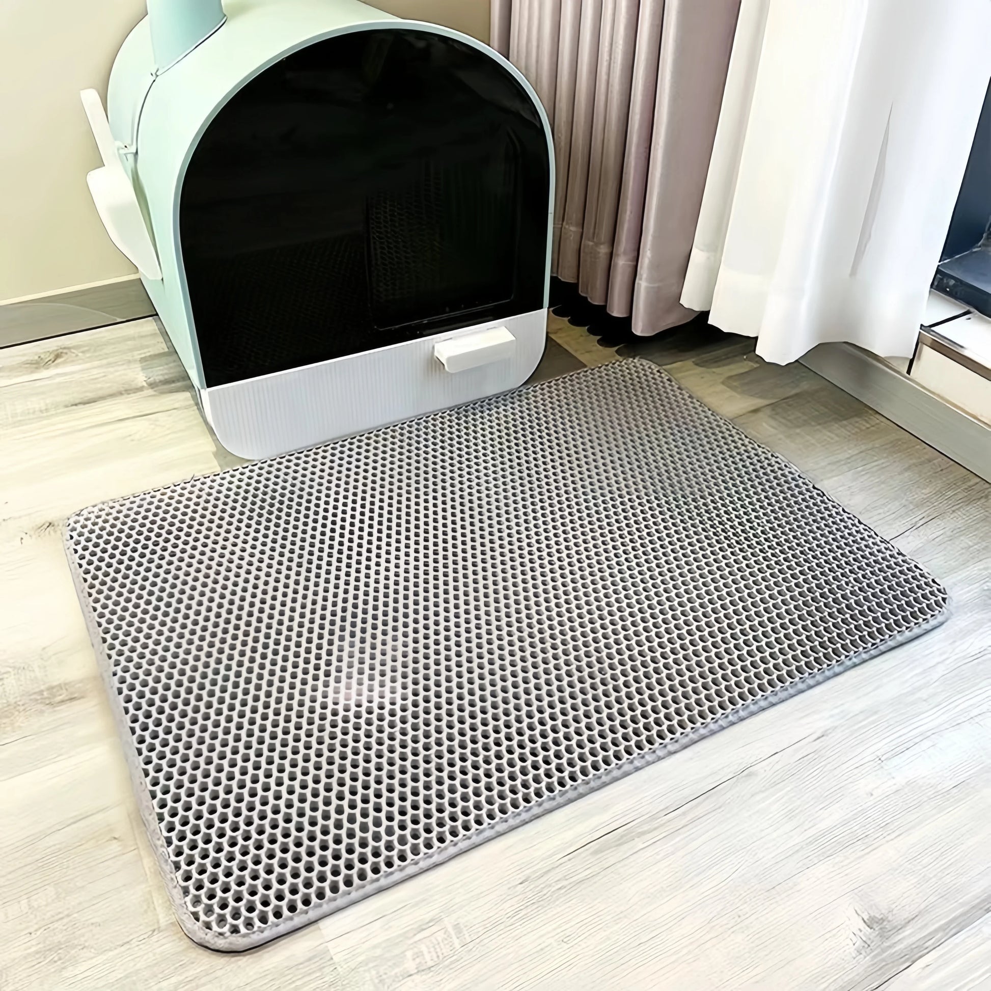 Smart Pet Litter Mat – No More Mess!